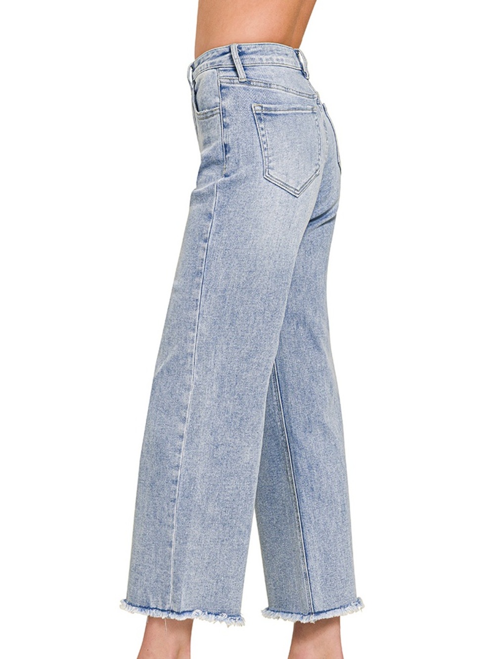 “ South Bay “ Wide Leg Jeans | Light Wash - Picture 6 of 6